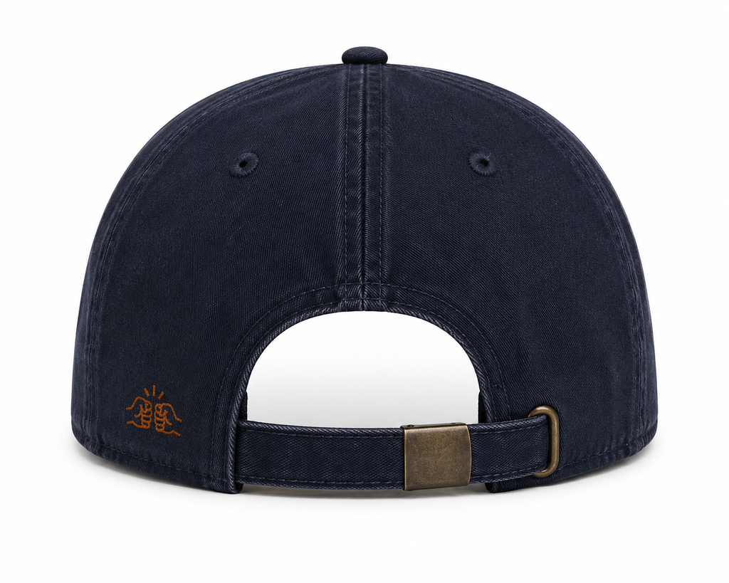 Navy & Brown